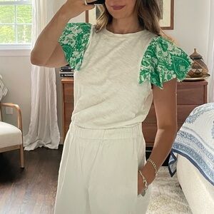 THML Touch of Luck Flutter Sleeve Top